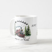 Personalisierbare Weihnachtstasse Kaffeetasse (Vorderseite Links)