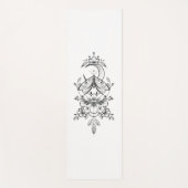 Personalisierbare Yogamatte mit Blumen- Design (Vorderseite)