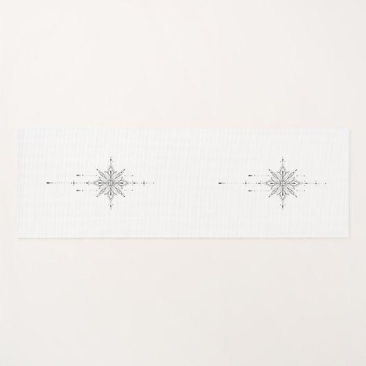 Personalisierbare Yogamatte mit Mandala-Design (Vorderseite (Horizontal))