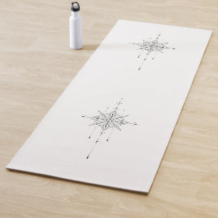 Personalisierbare Yogamatte mit Mandala-Design