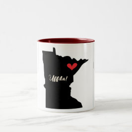 Personalisierbare zweifarbige Kaffee-Tasse Minneso Tasse