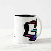 Personalisierbarer Anfangsbuchstabe G Tasse (VorderseiteRechts)