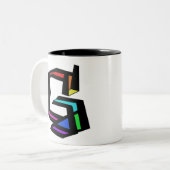 Personalisierbarer Anfangsbuchstabe G Tasse (Vorderseite Links)