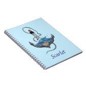 Personalisierbarer Anker- und Leuchtturm (Version  Notizblock (Rechte Seite)