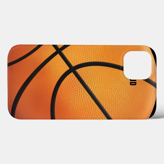 Personalisierbarer Basketball Case-Mate iPhone Hülle (Rückseite (Horizontal))