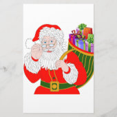 Personalisierbarer Brief aus der Santa 2 Stationie Briefpapier (Rückseite)