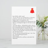 Personalisierbarer Brief aus der Santa 2 Stationie Briefpapier (Stehend Vorderseite)