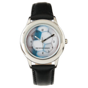 Personalisierbarer Fußball Sport Armbanduhr