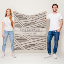 Personalisierbarer Halloween-Mummy Stripes Familie