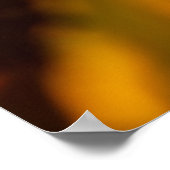 Personalisierbarer Karpfen-Diem mit bunten Blätter Poster (Ecke)