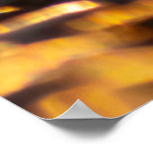 Personalisierbarer Karpfen-Diem mit bunten Blätter Poster (Ecke)