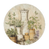 Personalisierbarer Kräutergarten Schneidebrett (Vorderseite)