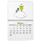 Personalisierbarer Lehrerkalender Kalender (Feb 2027)
