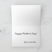 Personalisierbarer Niedlicher Spaß Einzigartiger M Karte (Innenseite)