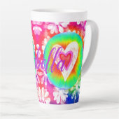 Personalisierbarer Power der Herzfunktion Milchtasse (Rechte Ecke)