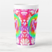 Personalisierbarer Power der Herzfunktion Milchtasse (Vorderseite)