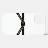 Personalisierbarer Schwarzgürtel (Kuro-obi) Case-Mate iPhone Hülle (Rückseite (Horizontal))