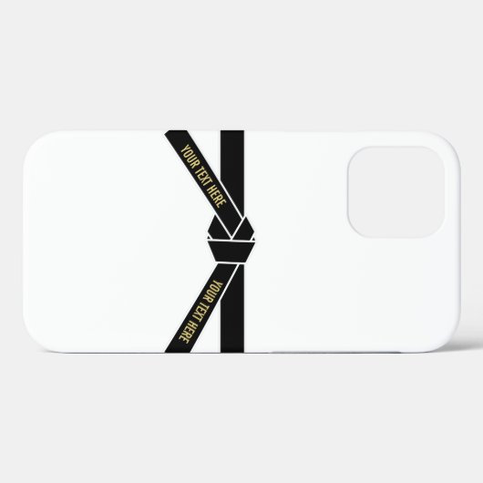 Personalisierbarer Schwarzgürtel (Kuro-obi) Case-Mate iPhone Hülle (Rückseite (Horizontal))