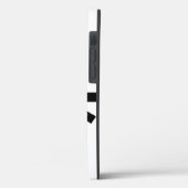 Personalisierbarer Schwarzgürtel (Kuro-obi) Case-Mate iPhone Hülle (Rückseite / Links)