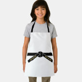Personalisierbarer Schwarzgürtel (Kuro-obi) Schürze (Insitu)