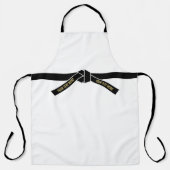Personalisierbarer Schwarzgürtel (Kuro-obi) Schürze (Vorderseite)