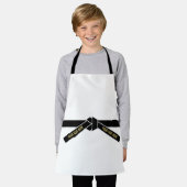 Personalisierbarer Schwarzgürtel (Kuro-obi) Schürze (Getragen)