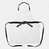 Personalisierbarer Schwarzgürtel (Kuro-obi) Schürze (Vorderseite)
