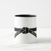 Personalisierbarer Schwarzgürtel (Kuro-obi) Tasse (Zentrum)