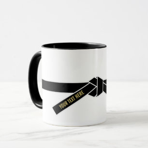 Personalisierbarer Schwarzgürtel (Kuro-obi) Tasse