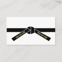 Personalisierbarer Schwarzgürtel (Kuro-obi)