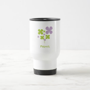 Personalisierbarer Shamrock-Becher Reisebecher