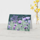 Personalisierbarer "Tag der glücklichen Mütter" Karte (Gelbe Blume)