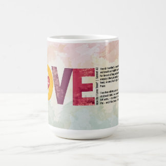Personalisierbarer Vintage-How Do I Love Thee-Bech Kaffeetasse