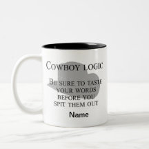 Personalisierbarer Western Kaffee Tasse | Cowboy-T