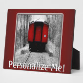 Personalisierbares altmodisches Foto Fotoplatte (Seite)