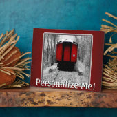 Personalisierbares altmodisches Foto Fotoplatte (Seite)