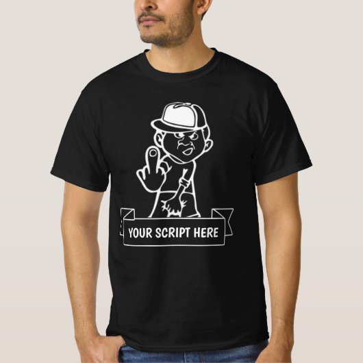 Personalisierbares Chav-T-Shirt T-Shirt (Vorderseite)