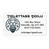 Personalisierbares Etikett (Vorne)