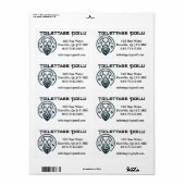 Personalisierbares Etikett (Vorne)