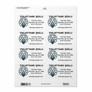 Personalisierbares Etikett