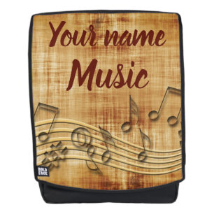 personalisierbares Face Music Backpack Rucksack