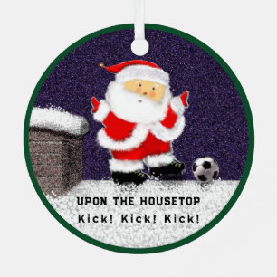 Personalisierbares Fußball-Sammelobjekt Ornament Aus Metall