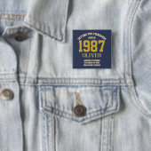 Personalisierbares Geburtstagsgeschenk Button (Beispiel)