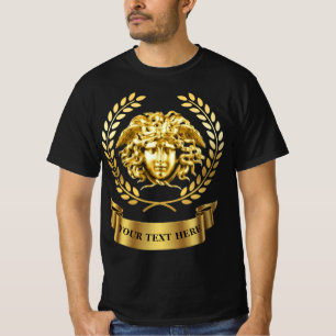 Personalisierbares Golden Medusa T-Shirt