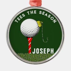 Personalisierbares Golf-Sammelobjekt Ornament Aus Metall