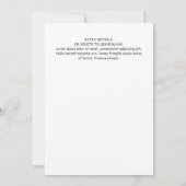PERSONALISIERBARES MUTTERTAGSFRÜHSTÜCK EINLADUNG (Rückseite)
