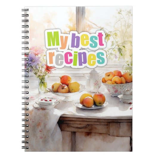 Personalisierbares Spiral-Fotobuch  Notizblock (Vorderseite)