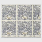 Personalisierbares Vintage-Muttertags-Geschenkpapi Geschenkpapier (Flach)