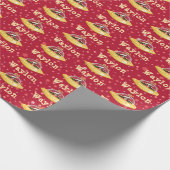 personalisierbares Weihnachtsgeschenkpapier Geschenkpapier (Ecke)