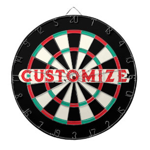 PERSONALISIERE Alte Klassische Stil personalisiert Dartscheibe